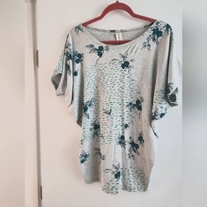 Smoking Lily bamboo silk screen shirt